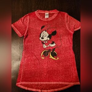 Disney TWO Matching Minnie Mouse Tshirts  Size Small EUC $17